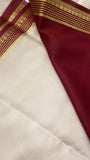 Pure crepe mysore silk saree 70 GSM silk mark certified - Kanjeevaram Silk Mandir