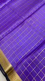 Pure crepe mysore silk saree 80 GSM silk mark certified - Kanjeevaram Silk Mandir