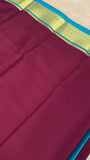 Pure crepe mysore silk saree 80 GSM silk mark certified - Kanjeevaram Silk Mandir