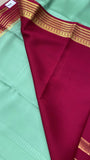 Pure crepe mysore silk saree 80 GSM silk mark certified - Kanjeevaram Silk Mandir