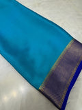 Pure crepe mysore silk saree 80 GSM silk mark certified - Kanjeevaram Silk Mandir