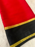 Pure crepe mysore silk saree 90 GSM silk mark certified - Kanjeevaram Silk Mandir