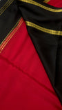 Pure crepe mysore silk saree 90 GSM silk mark certified - Kanjeevaram Silk Mandir