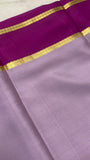 Pure crepe mysore silk saree 90 GSM silk mark certified - Kanjeevaram Silk Mandir