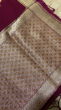 Pure Crepe Satin Silk Saree - Kanjeevaram Silk Mandir