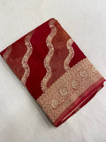 Pure Georgette Saree🔻 - Kanjeevaram Silk Mandir