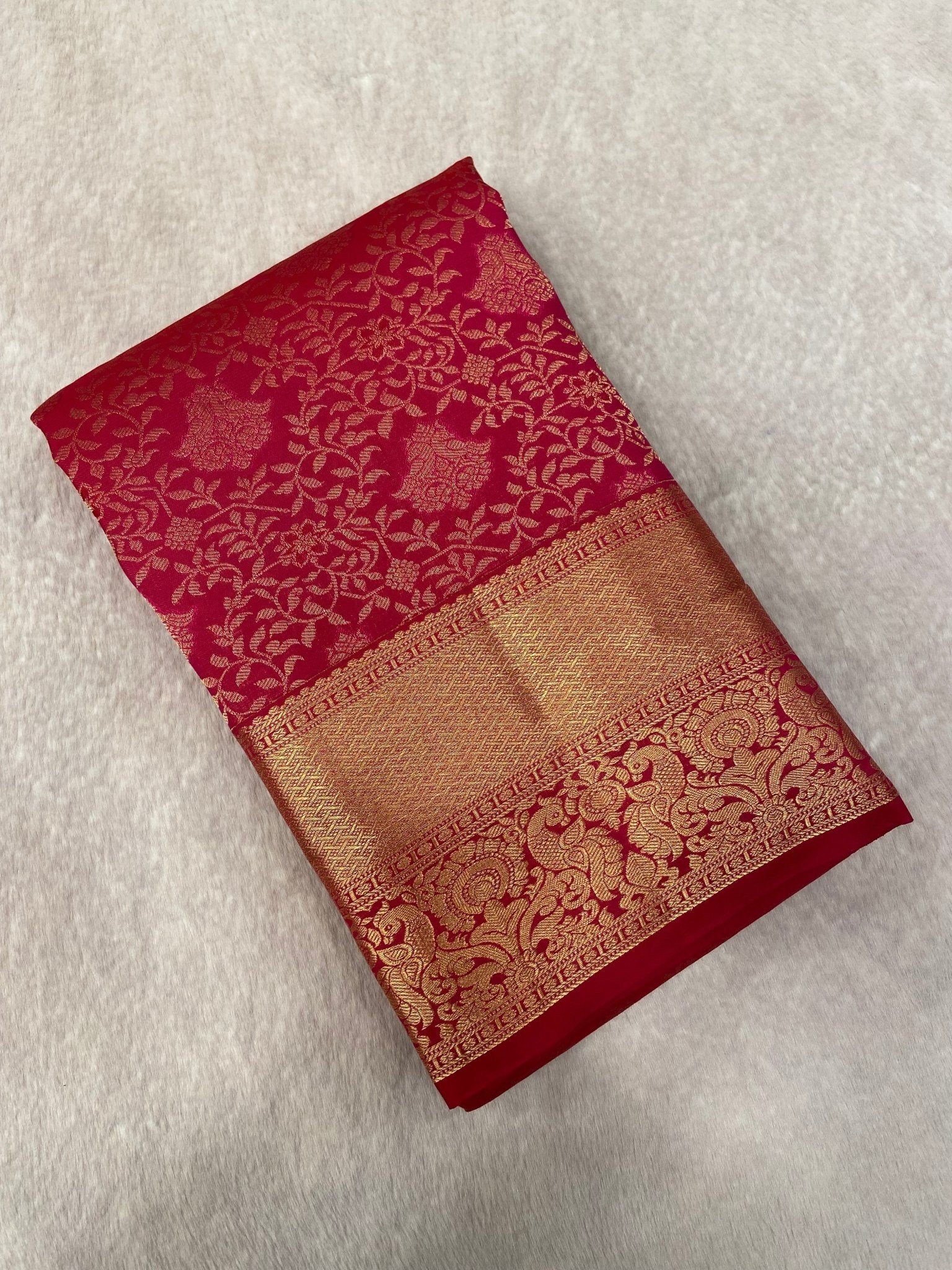 Pure Handloom Kanjeevaram Silk Mark Certified Saree - Kanjeevaram Silk Mandir