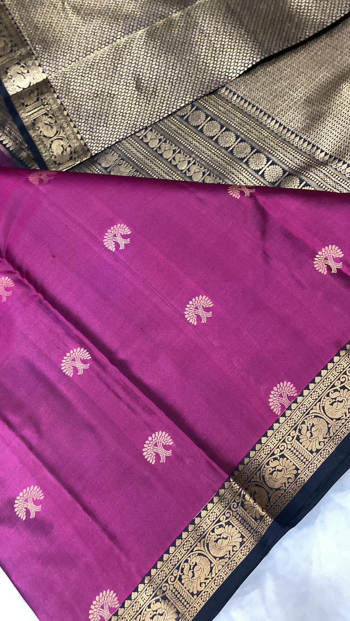 Pure handloom Kanjeevaram silk mark certified saree - Kanjeevaram Silk Mandir