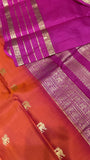Pure handloom Kanjeevaram silk mark certified saree - Kanjeevaram Silk Mandir