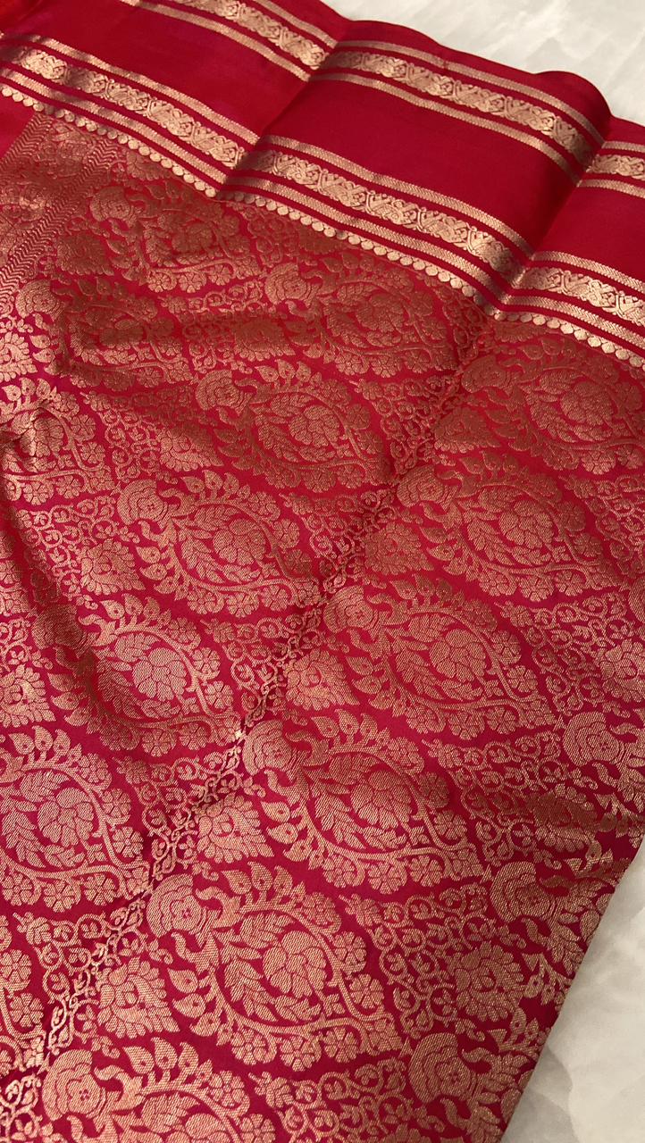 Pure handloom Kanjeevaram silk mark certified saree - Kanjeevaram Silk Mandir