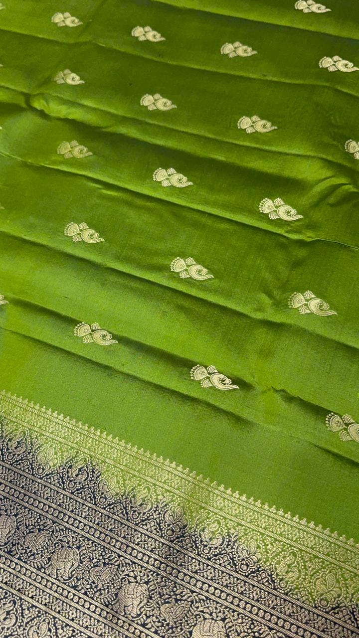 Pure handloom Kanjeevaram silk mark certified saree - Kanjeevaram Silk Mandir