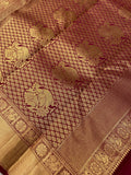 Pure Handloom Kanjeevaram Silk Mark Certified Saree - Kanjeevaram Silk Mandir
