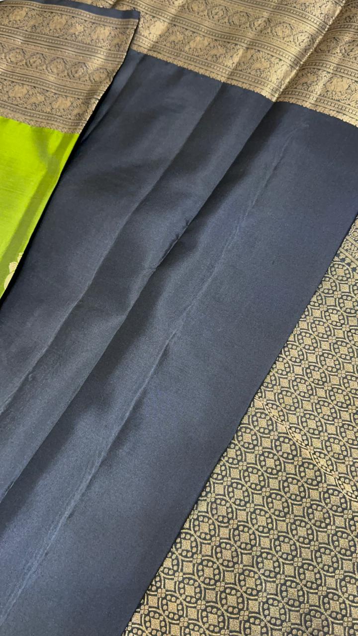 Pure handloom Kanjeevaram silk mark certified saree - Kanjeevaram Silk Mandir