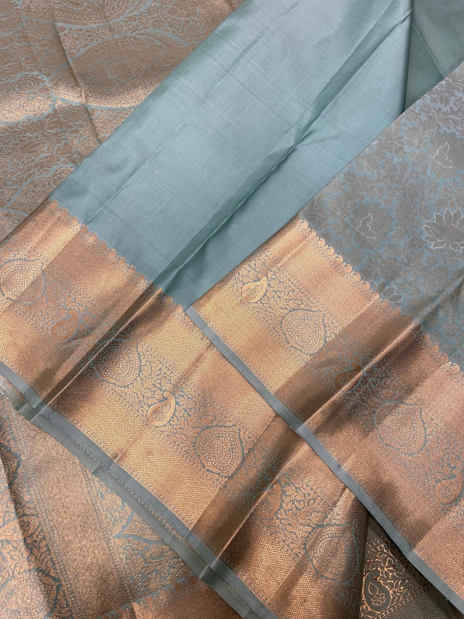 Pure Handloom Kanjeevaram Silk Mark Certified Saree - Kanjeevaram Silk Mandir