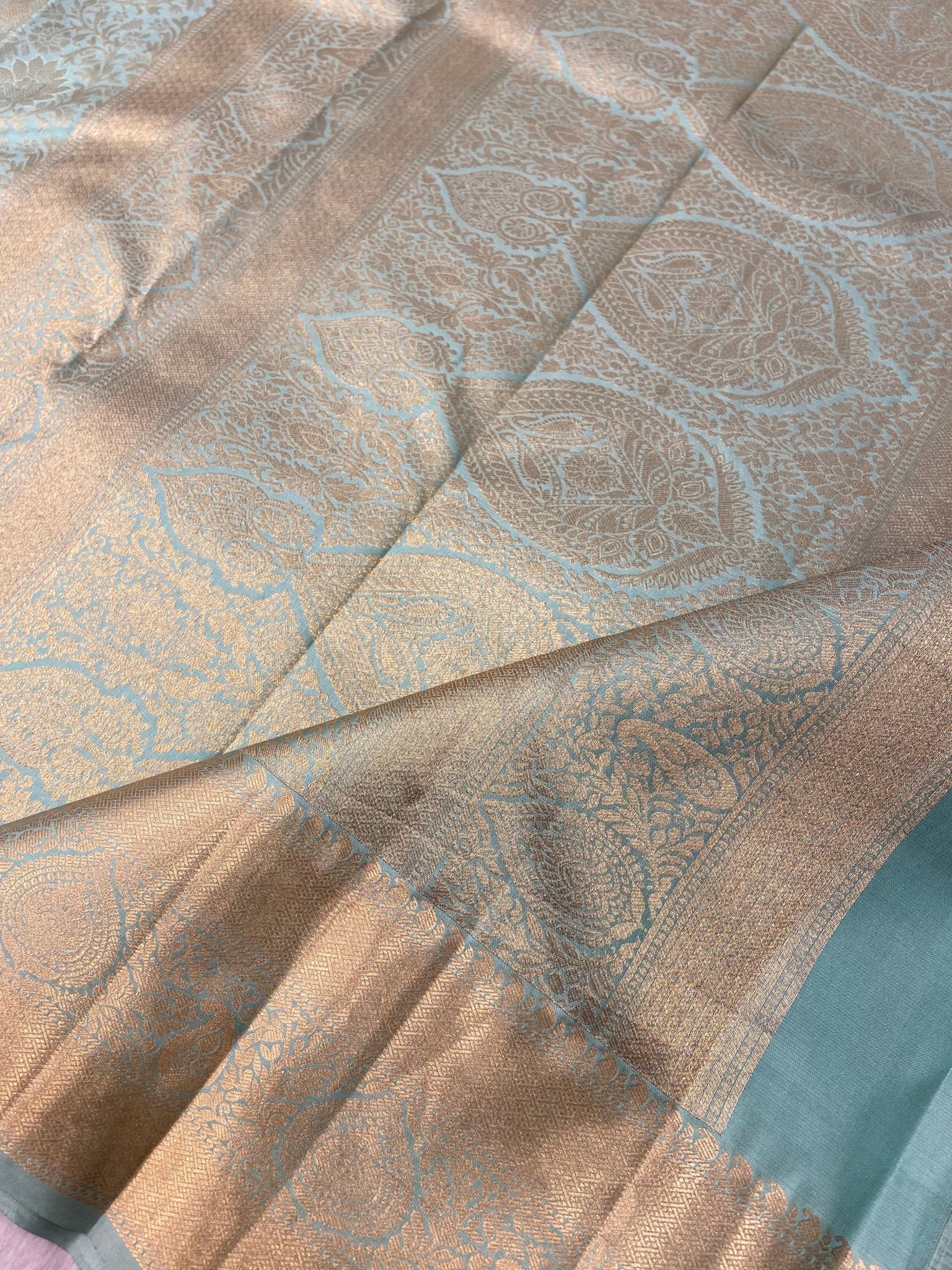 Pure Handloom Kanjeevaram Silk Mark Certified Saree - Kanjeevaram Silk Mandir