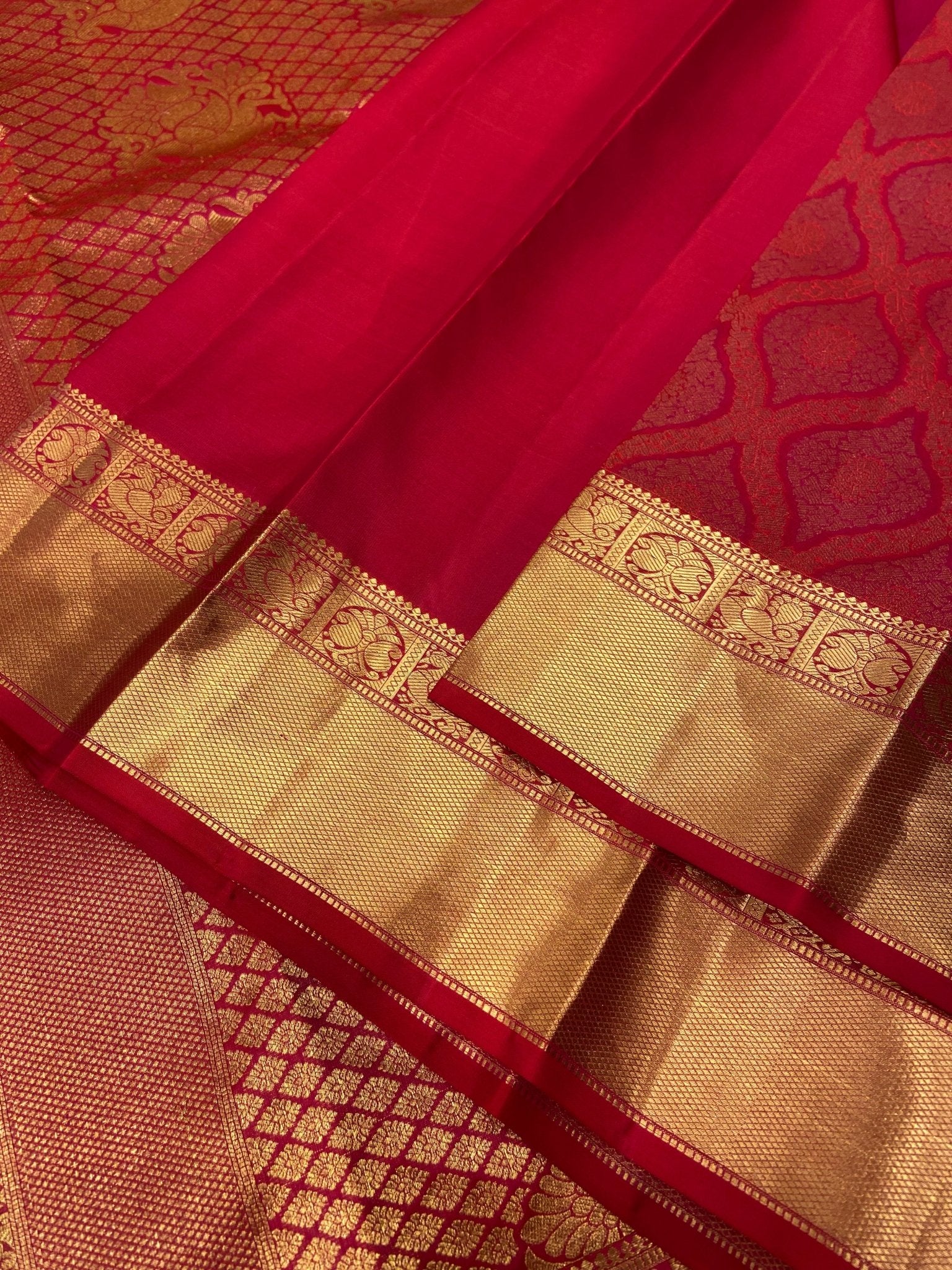 Pure Handloom Kanjeevaram Silk Mark Certified Saree - Kanjeevaram Silk Mandir