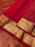 Pure Handloom Kanjeevaram Silk Mark Certified Saree - Kanjeevaram Silk Mandir