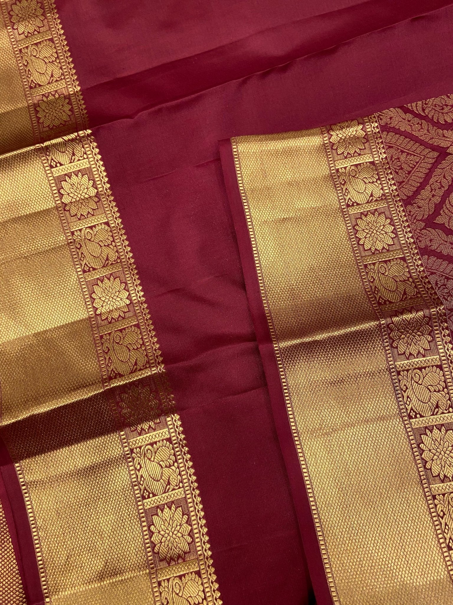 Pure Handloom Kanjeevaram Silk Mark Certified Saree - Kanjeevaram Silk Mandir