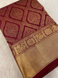 Pure Handloom Kanjeevaram Silk Mark Certified Saree - Kanjeevaram Silk Mandir