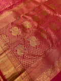 Pure Handloom Kanjeevaram Silk Mark Certified Saree - Kanjeevaram Silk Mandir