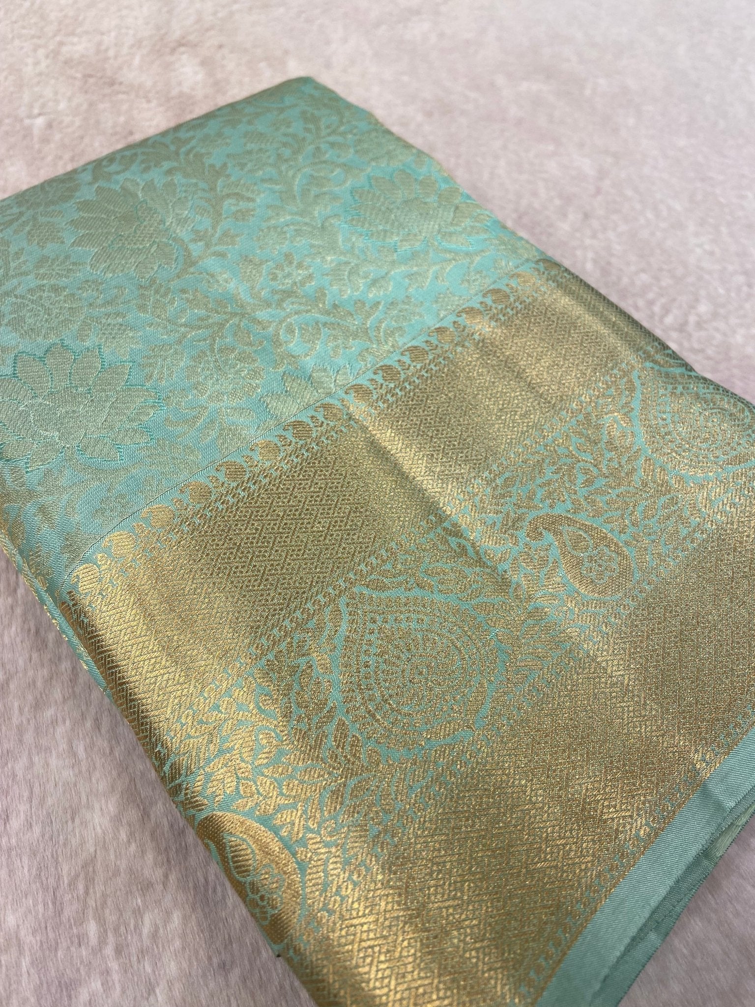 Pure Handloom Kanjeevaram Silk Mark Certified Saree - Kanjeevaram Silk Mandir