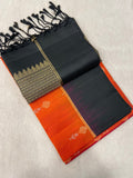 Pure Handloom Kanjeevaram Soft Silk Mark Certified Saree - Kanjeevaram Silk Mandir