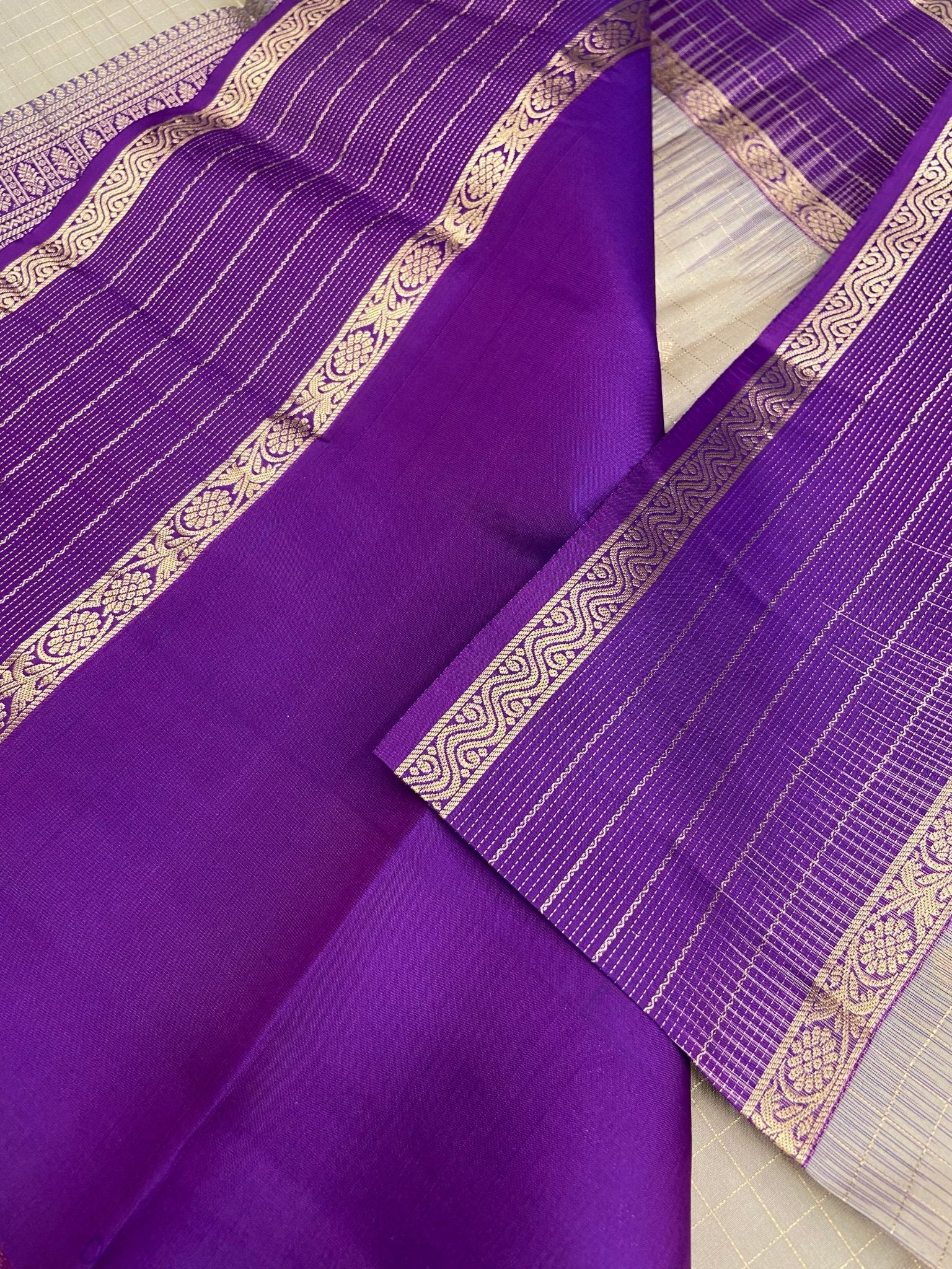 Pure Handloom Kanjeevaram Soft Silk Mark Certified Saree - Kanjeevaram Silk Mandir