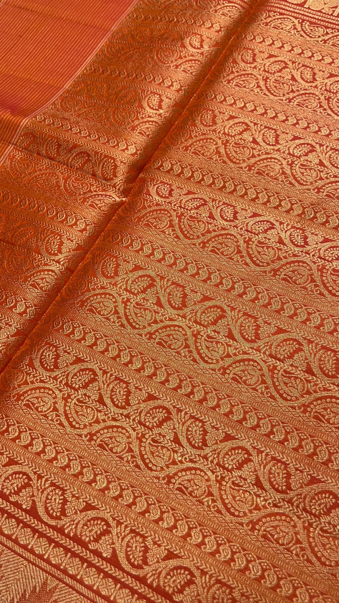 Pure Handloom Kanjeevaram Soft Silk Mark Certified Saree - Kanjeevaram Silk Mandir