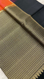 Pure Handloom Kanjeevaram Soft Silk Mark Certified Saree - Kanjeevaram Silk Mandir