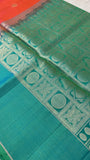 Pure Handloom Kanjeevaram Soft Silk Mark Certified Saree - Kanjeevaram Silk Mandir