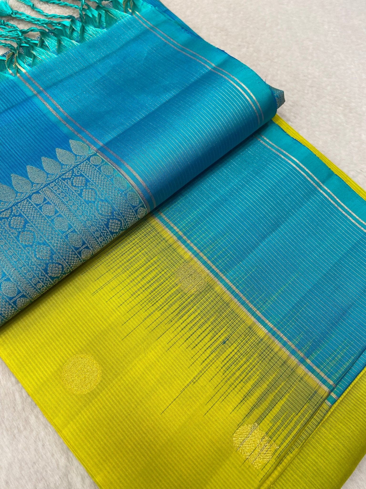 Pure Handloom Kanjeevaram Soft Silk Mark Certified Saree - Kanjeevaram Silk Mandir