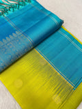 Pure Handloom Kanjeevaram Soft Silk Mark Certified Saree - Kanjeevaram Silk Mandir