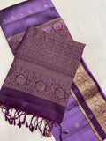 Pure Handloom Kanjeevaram Soft Silk Mark Certified Saree. - Kanjeevaram Silk Mandir