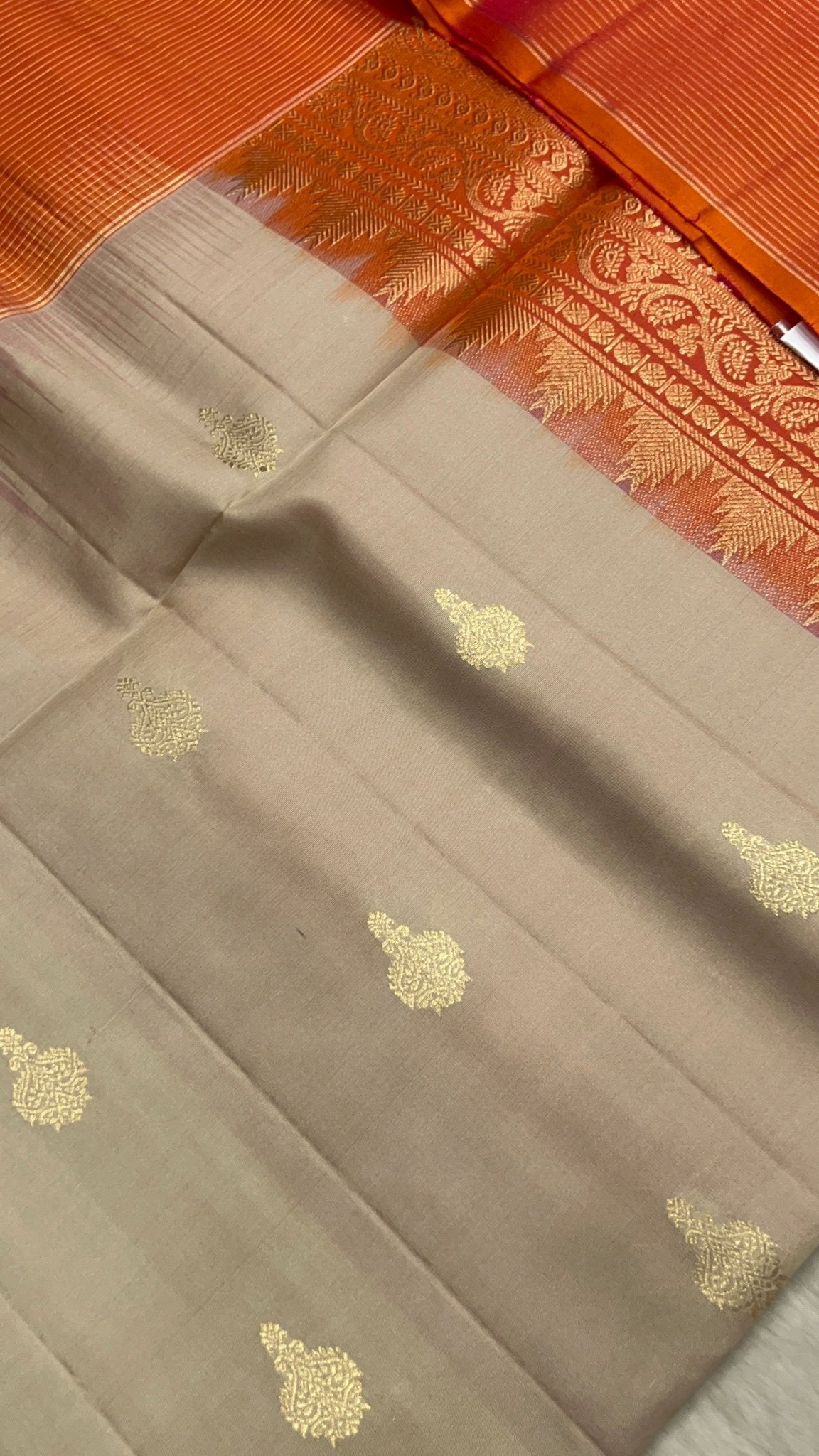 Pure Handloom Kanjeevaram Soft Silk Mark Certified Saree - Kanjeevaram Silk Mandir