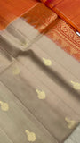 Pure Handloom Kanjeevaram Soft Silk Mark Certified Saree - Kanjeevaram Silk Mandir