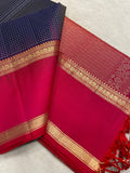 Pure Handloom Kanjeevaram Soft Silk Mark Certified Saree - Kanjeevaram Silk Mandir