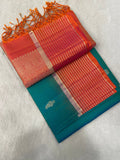 Pure Handloom Kanjeevaram Soft Silk Mark Certified Saree - Kanjeevaram Silk Mandir