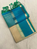 Pure Handloom Kanjeevaram Soft Silk Mark Certified Saree - Kanjeevaram Silk Mandir