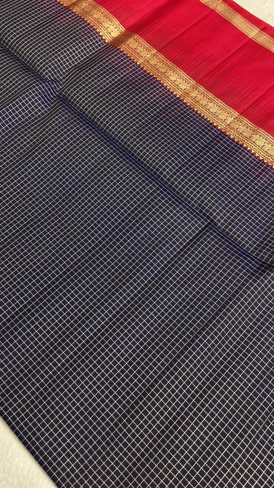 Pure Handloom Kanjeevaram Soft Silk Mark Certified Saree - Kanjeevaram Silk Mandir
