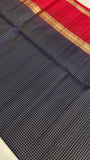 Pure Handloom Kanjeevaram Soft Silk Mark Certified Saree - Kanjeevaram Silk Mandir