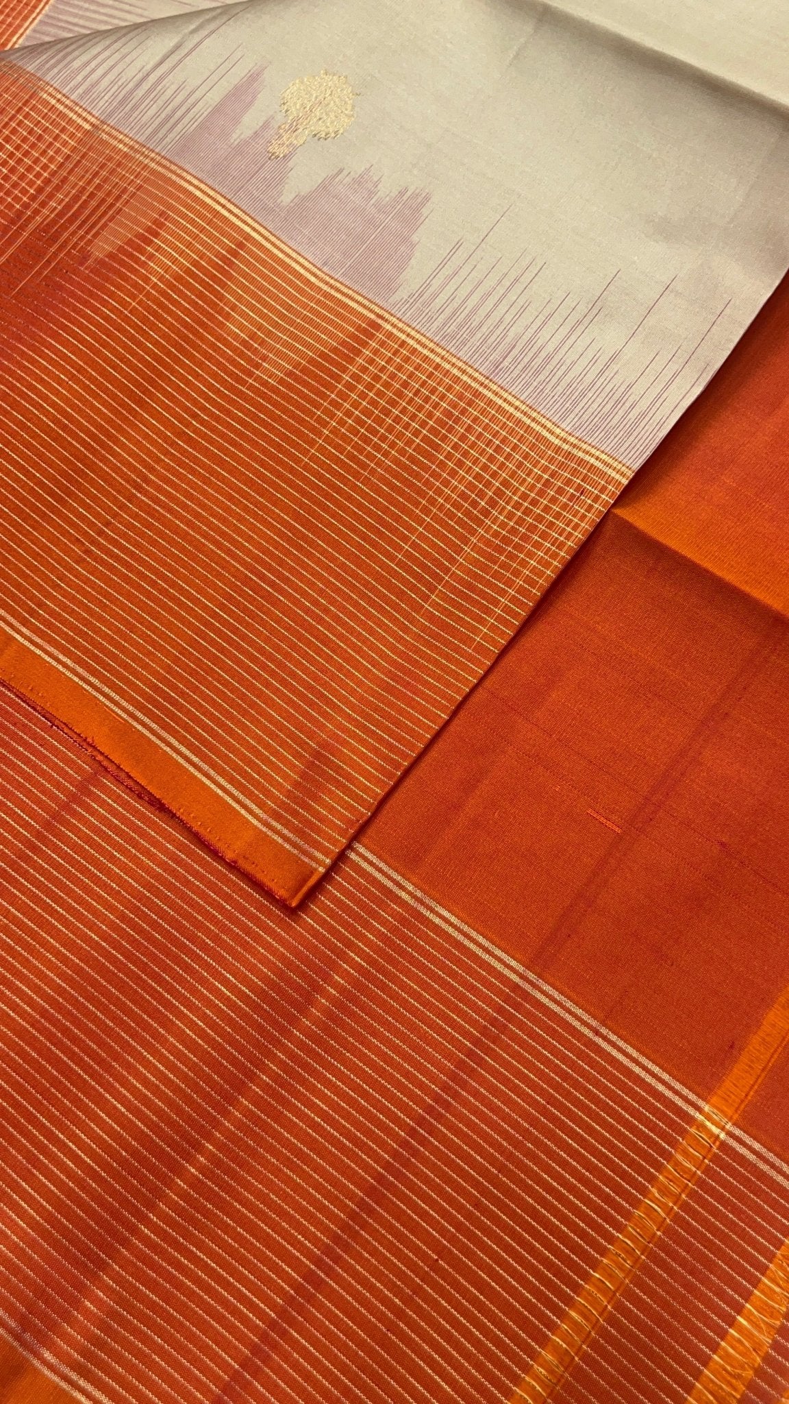 Pure Handloom Kanjeevaram Soft Silk Mark Certified Saree - Kanjeevaram Silk Mandir