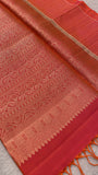 Pure Handloom Kanjeevaram Soft Silk Mark Certified Saree - Kanjeevaram Silk Mandir