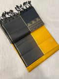 Pure Handloom Kanjeevaram Soft Silk Mark Certified Saree - Kanjeevaram Silk Mandir