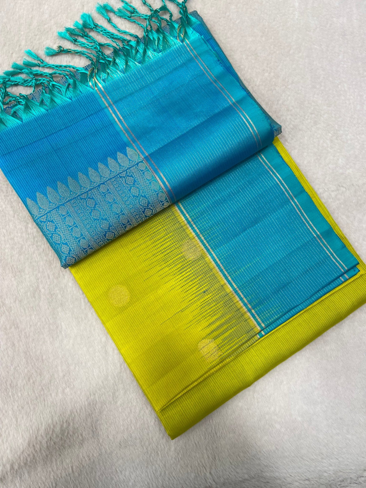 Pure Handloom Kanjeevaram Soft Silk Mark Certified Saree - Kanjeevaram Silk Mandir