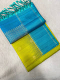 Pure Handloom Kanjeevaram Soft Silk Mark Certified Saree - Kanjeevaram Silk Mandir