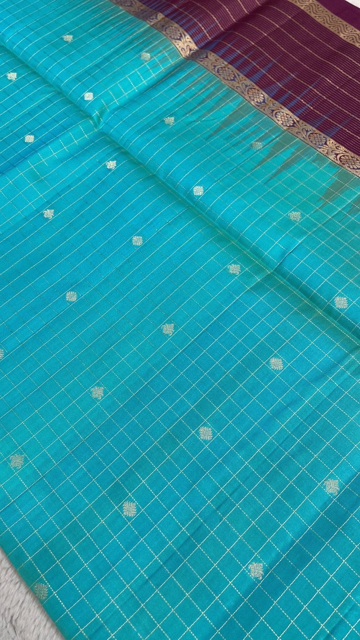Pure Handloom Kanjeevaram Soft Silk Mark Certified Saree - Kanjeevaram Silk Mandir