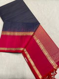 Pure Handloom Kanjeevaram Soft Silk Mark Certified Saree - Kanjeevaram Silk Mandir