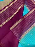 Pure Handloom Kanjeevaram Soft Silk Mark Certified Saree - Kanjeevaram Silk Mandir