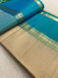 Pure Handloom Kanjeevaram Soft Silk Mark Certified Saree - Kanjeevaram Silk Mandir