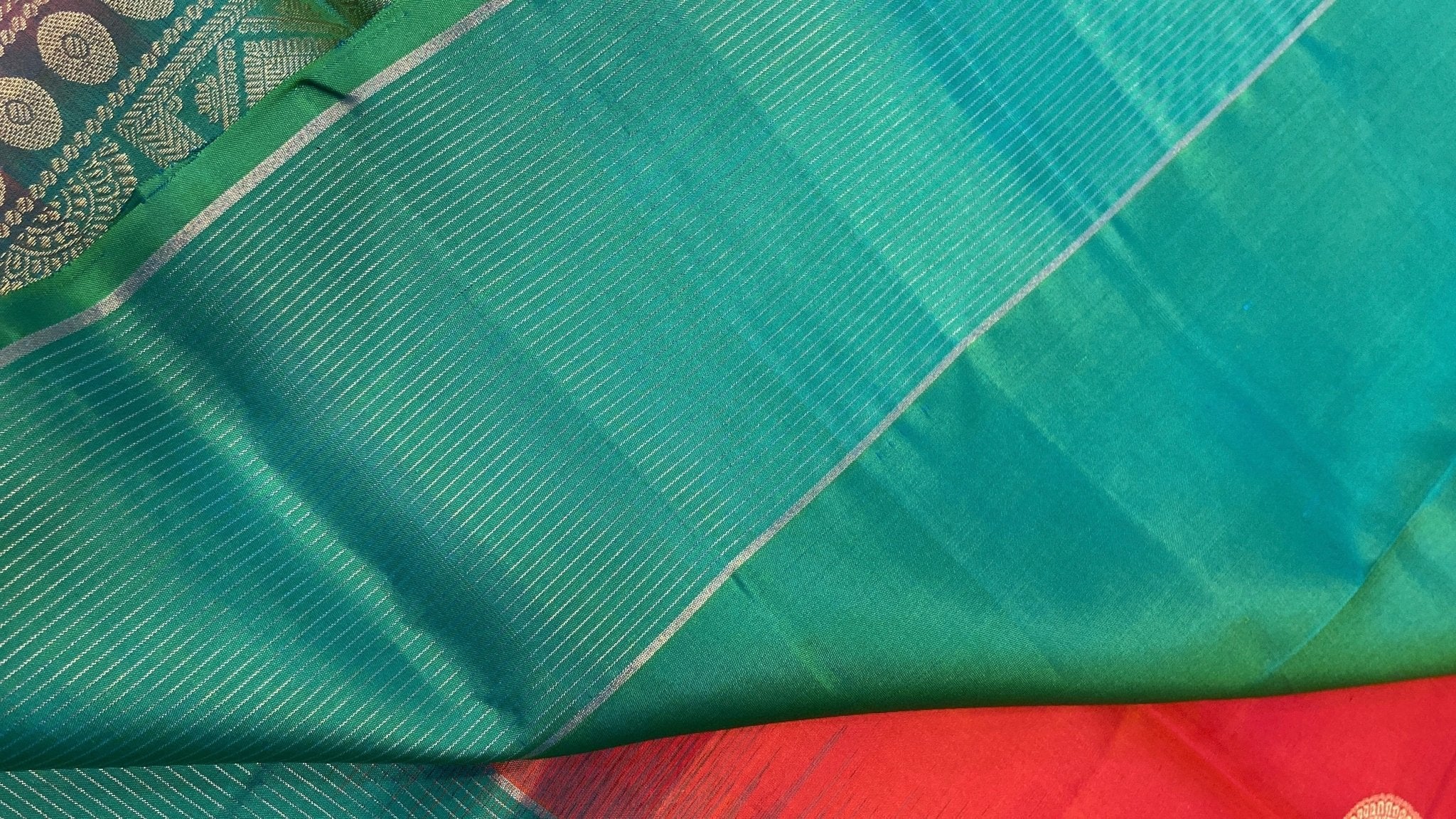 Pure Handloom Kanjeevaram Soft Silk Mark Certified Saree - Kanjeevaram Silk Mandir